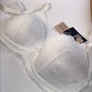 H&M white nursing bra